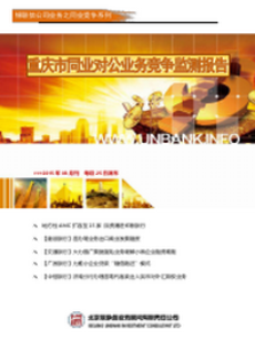 重庆市同业对公业务竞争监测报告
