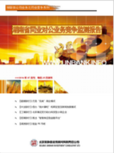 湖南省同业对公业务竞争监测报告